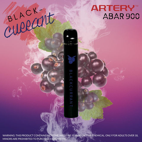 E-Zigarette, E-Shisha: ARTERY "ABAR 900" | 20mg Nikotin | Geschmack: Black Currant